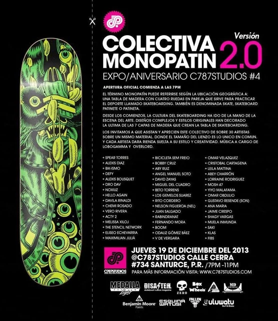 Flyer de Colectiva Monopatín 2.0