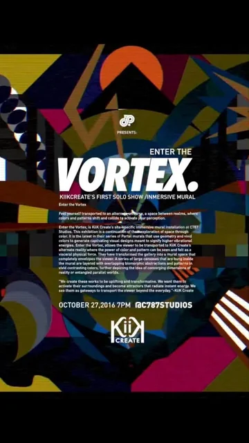 Flyer de Enter the Vortex