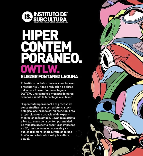 Flyer de Hipercontemporáneo.