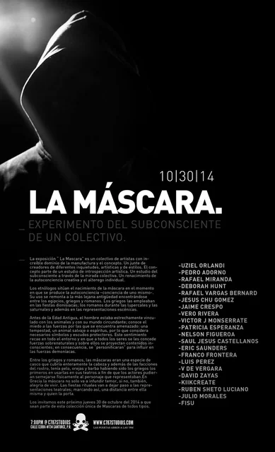 Flyer de La Máscara
