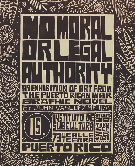 Flyer de No Moral or Legal Authority