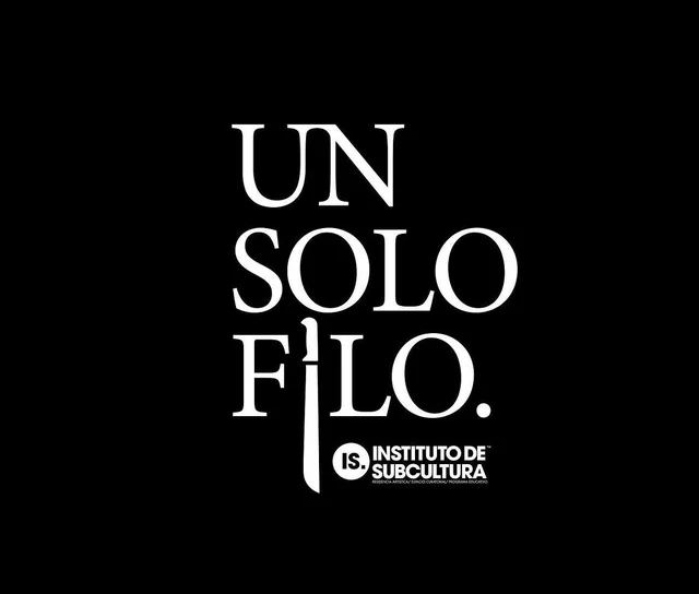 Flyer de Un solo filo.